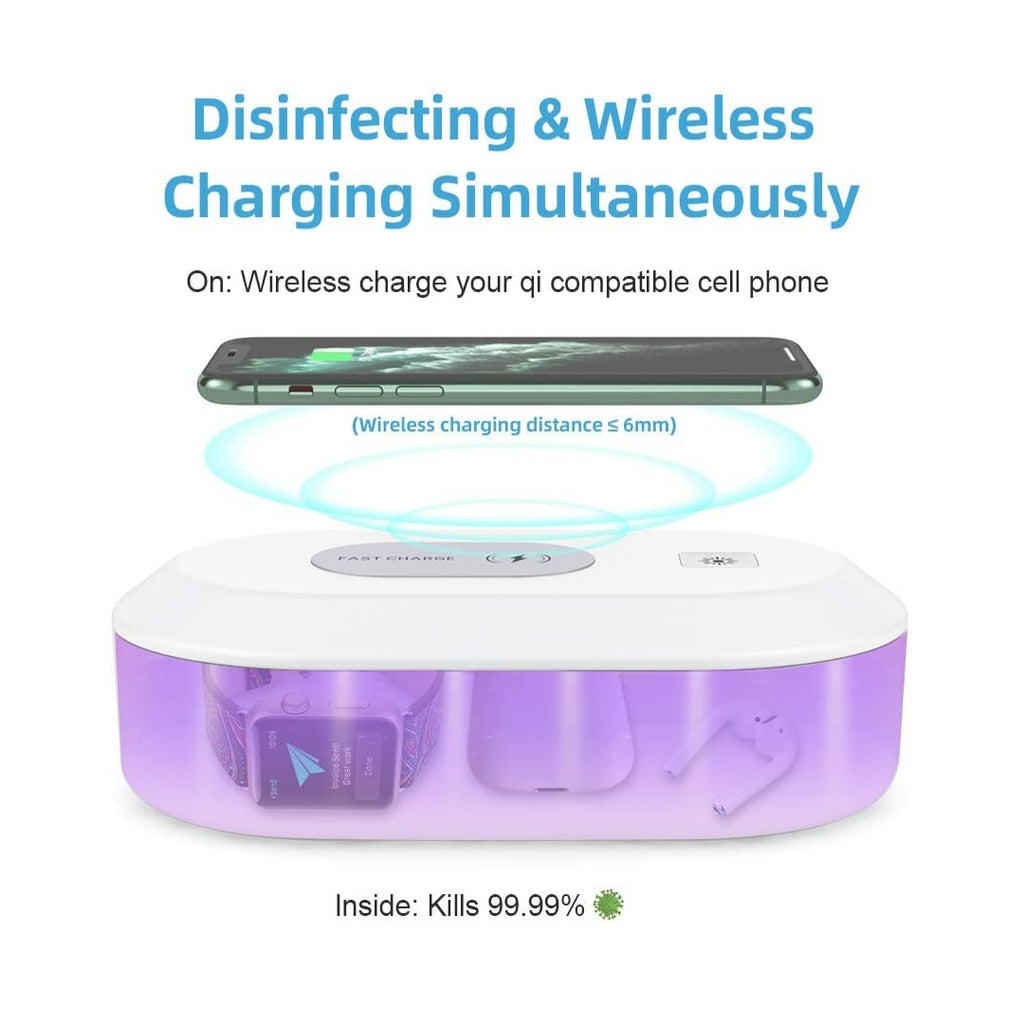 Qualcomm Quick Charge 3.0 Mobile Phone Wireless Charging UV Sterilizing Box